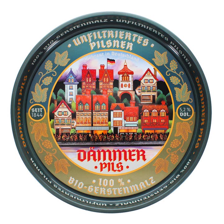 Round metal serving tray - Dammer Pils for wholesale by Rex B2B - UK