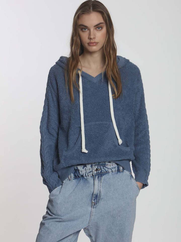 Cami Terry Hoodie - Ganga por atacado de Label + Thread