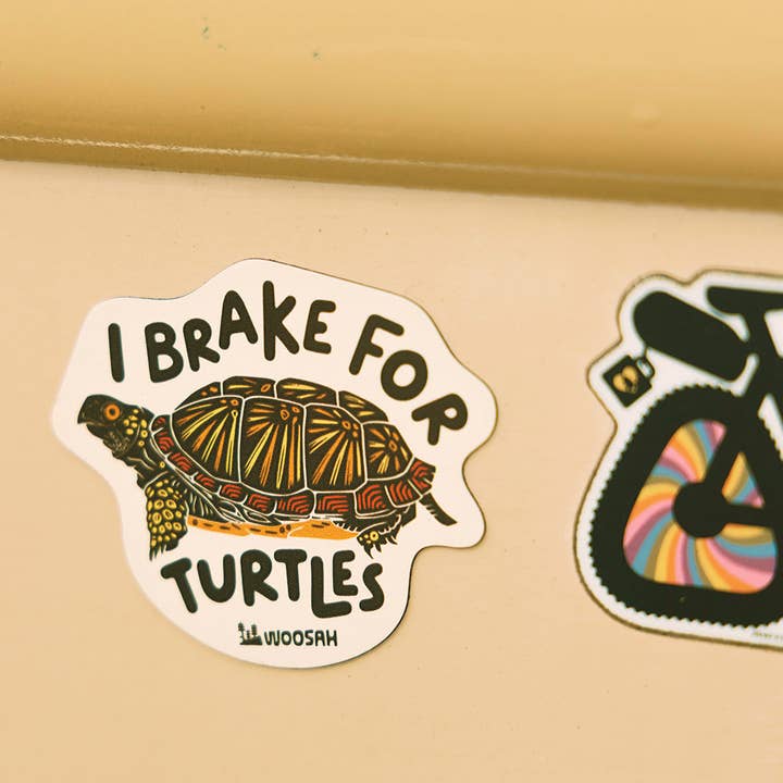 I Brake For Turtles Magnet for wholesale by Woosah Outfitters
