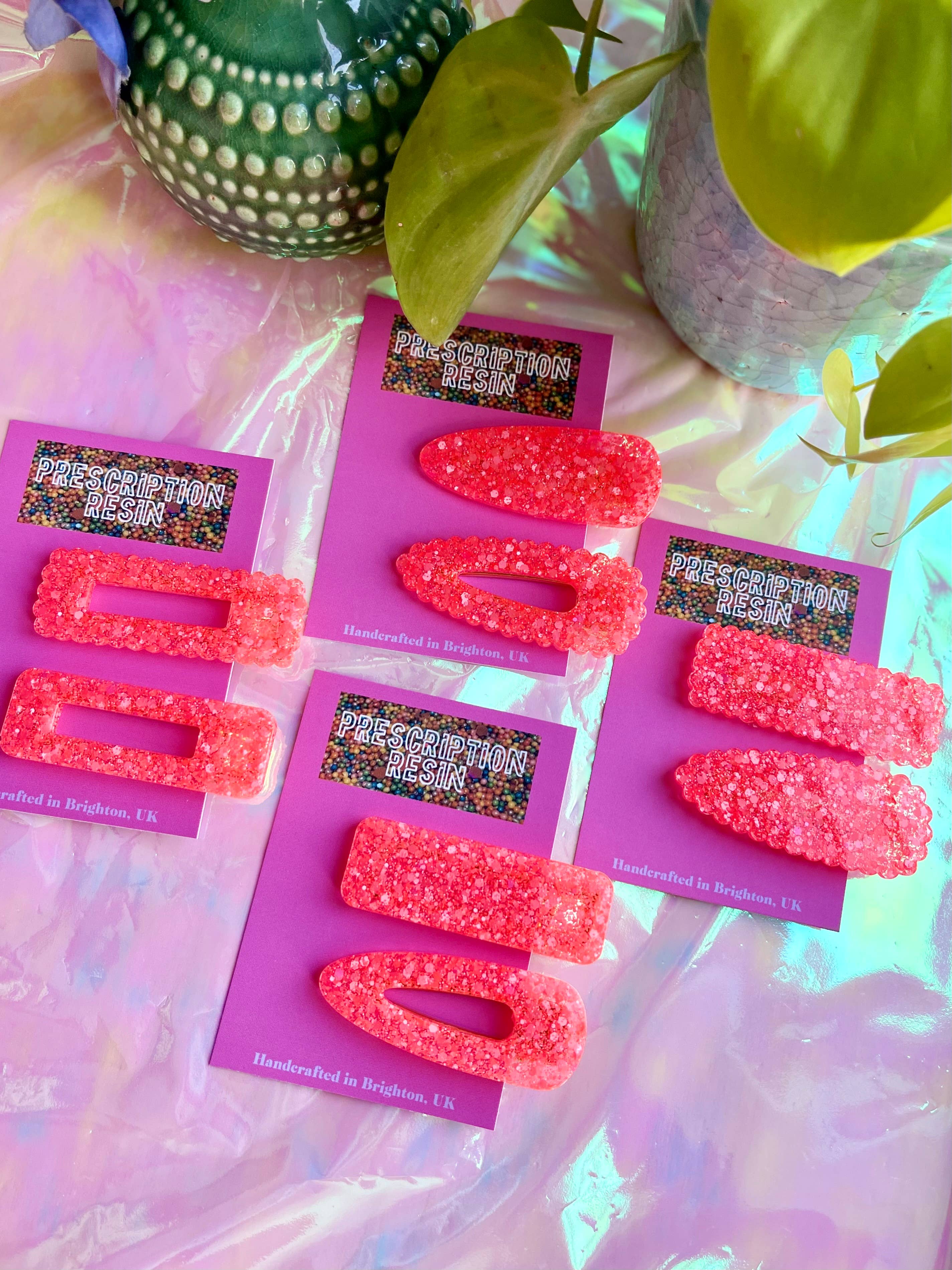 Prescription Resin - Wholesale Hair Clip - Women's - SET OF 2 RESIN  HAIR CLIPS | HAIRSLIDE x 6 MIXED ASSORTMENT7