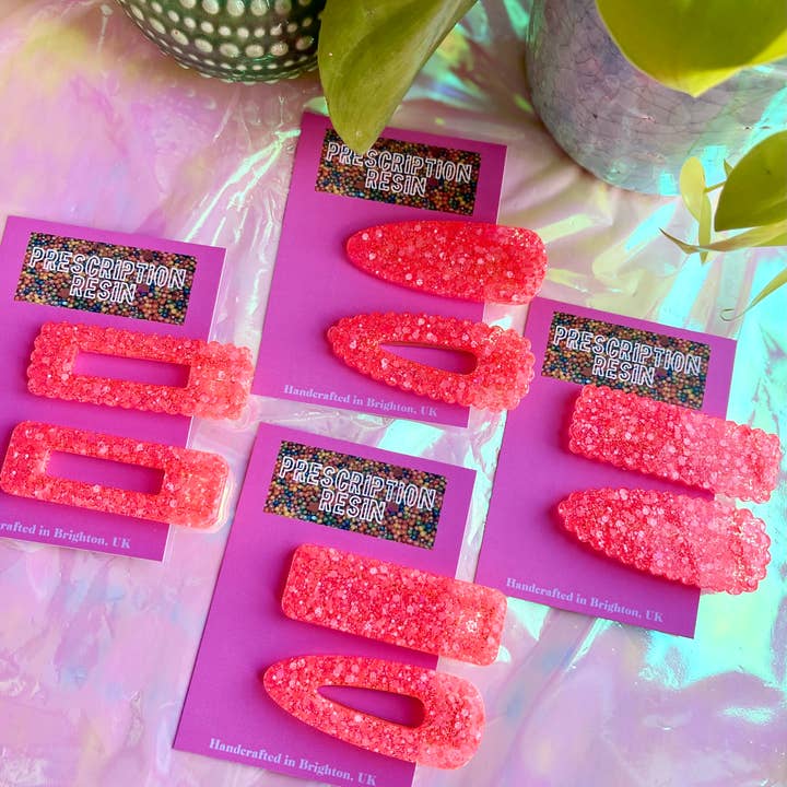 Prescription Resin - Wholesale Hair Clip - Women's - SET OF 2 RESIN HAIR CLIPS | HAIRSLIDE x 6 MIXED ASSORTMENT7