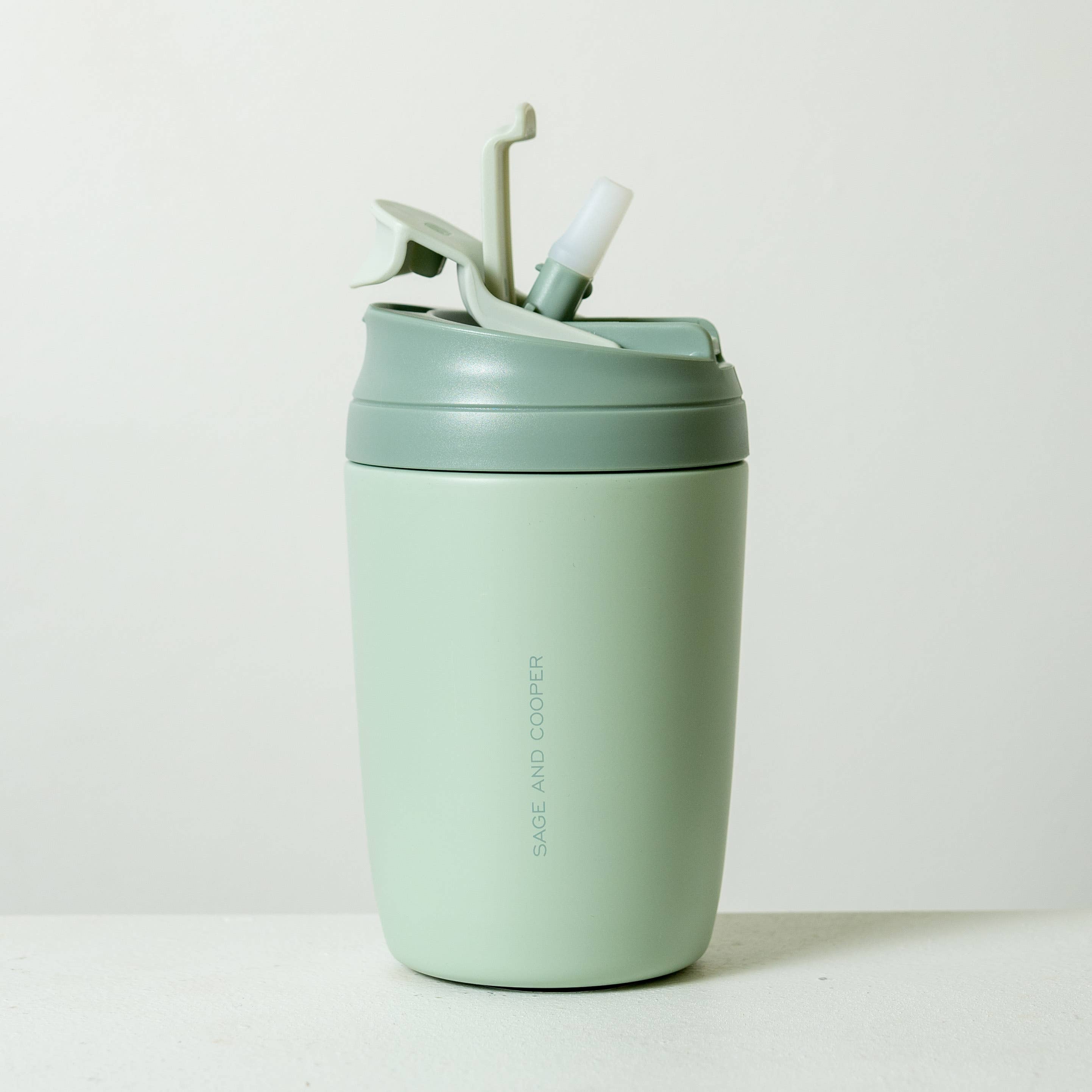 Sage & Cooper - Vente Gourde/bouteille isotherme - Tasse réutilisable Olive3