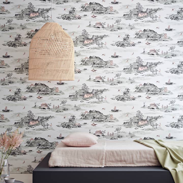 Mountains - Grey Pink for wholesale by Sian Zeng