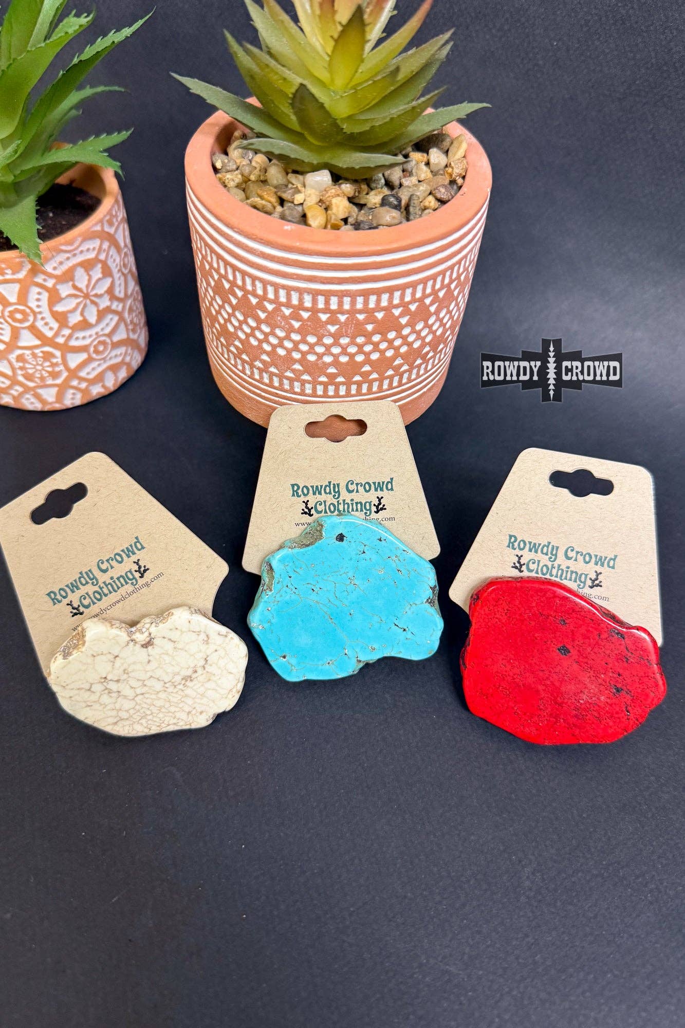 Rowdy Crowd Clothing - Wholesale Scarf Clip - Women's - Rock Scarf Slides1