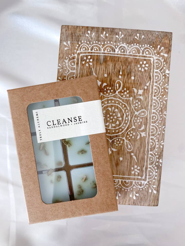 Cleanse - Sandalwood & Jasmine Wax Melts {set Of 6} for wholesale by Truly Alchemi
