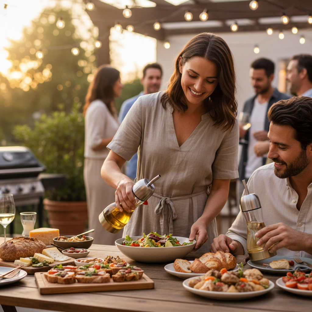 Kadra Kitchenware - Wholesale Oil/Vinegar Dispenser - Mitbak - Olive Oil And Vinegar Dispenser, Gold, 7.5 Oz, 2 Pk2