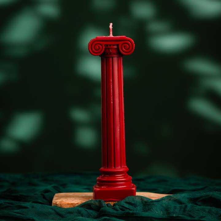 Allure CA - Wholesale Pillar Candle - Elegant Roman Geometry Column Candle – Sculptural Minimalist2