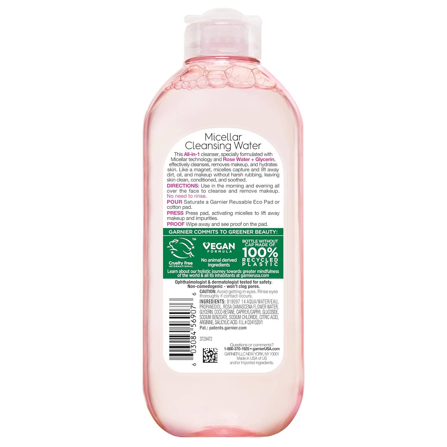 MEHIAZ – wholesale Make-up remover – Garnier Micellar Water, Rose & Glycerin, 13.5 Fl Oz10