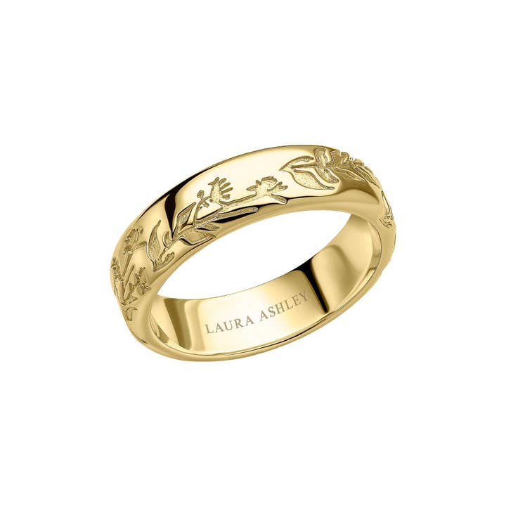 Laura Ashley Farlington Flowers Band Ring for wholesale by Laura Ashley Jewellery