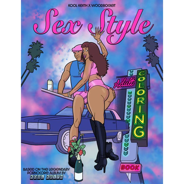 Blue Brown Kool Keith's Sex Style Coloring Book, CB-020 for wholesale on Faire