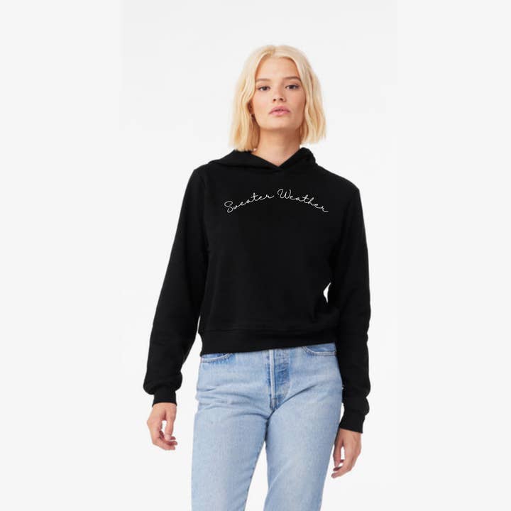 Sweater Weather Pull à Capuche – Bella + Canvas pour la vente par Hansen Party Mama