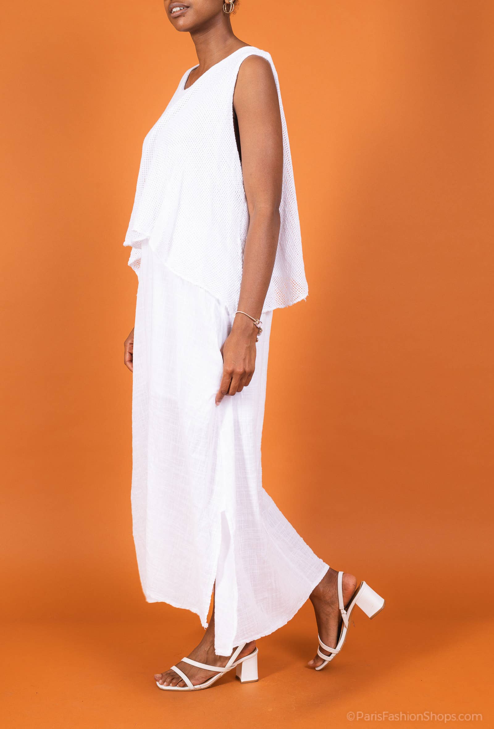 Shyloh – Engroshandel Kjole - Dame – Kjole i to materialer af bomuld 3049611