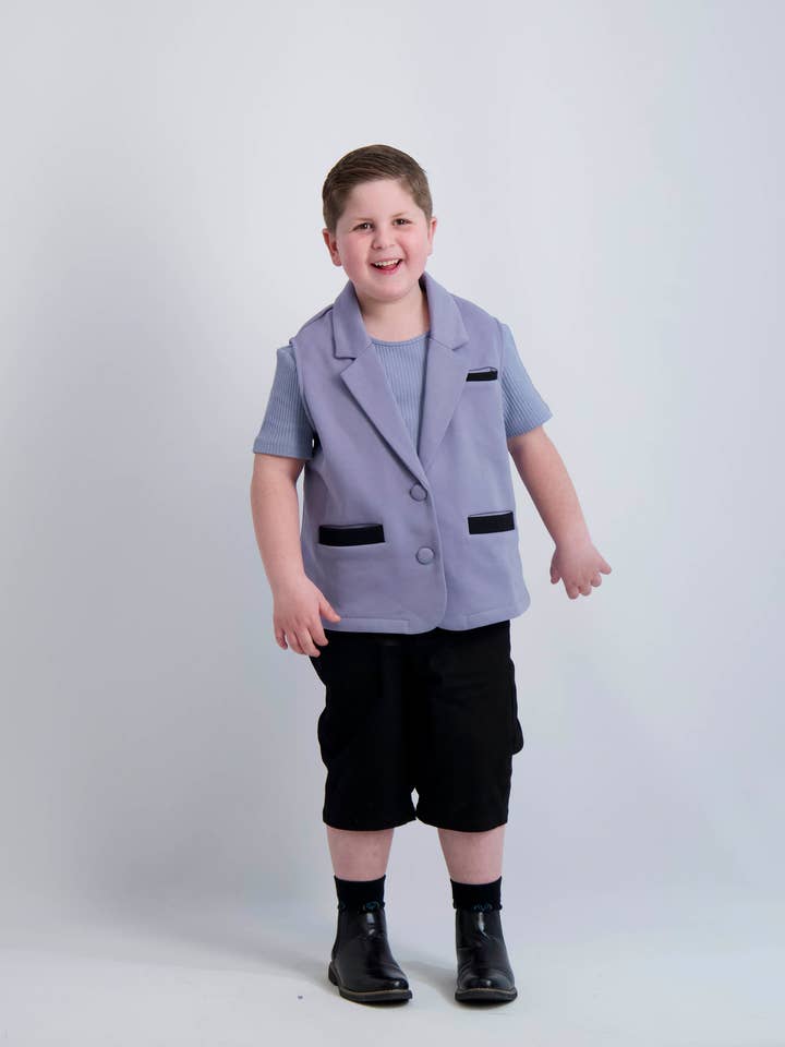 Bluebird Knit Vest for wholesale by Mofi Boys Clothing