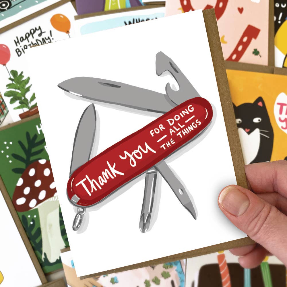 Kat French Design - Wholesale Thank You Card - Doing All the Things - Thank You Card1