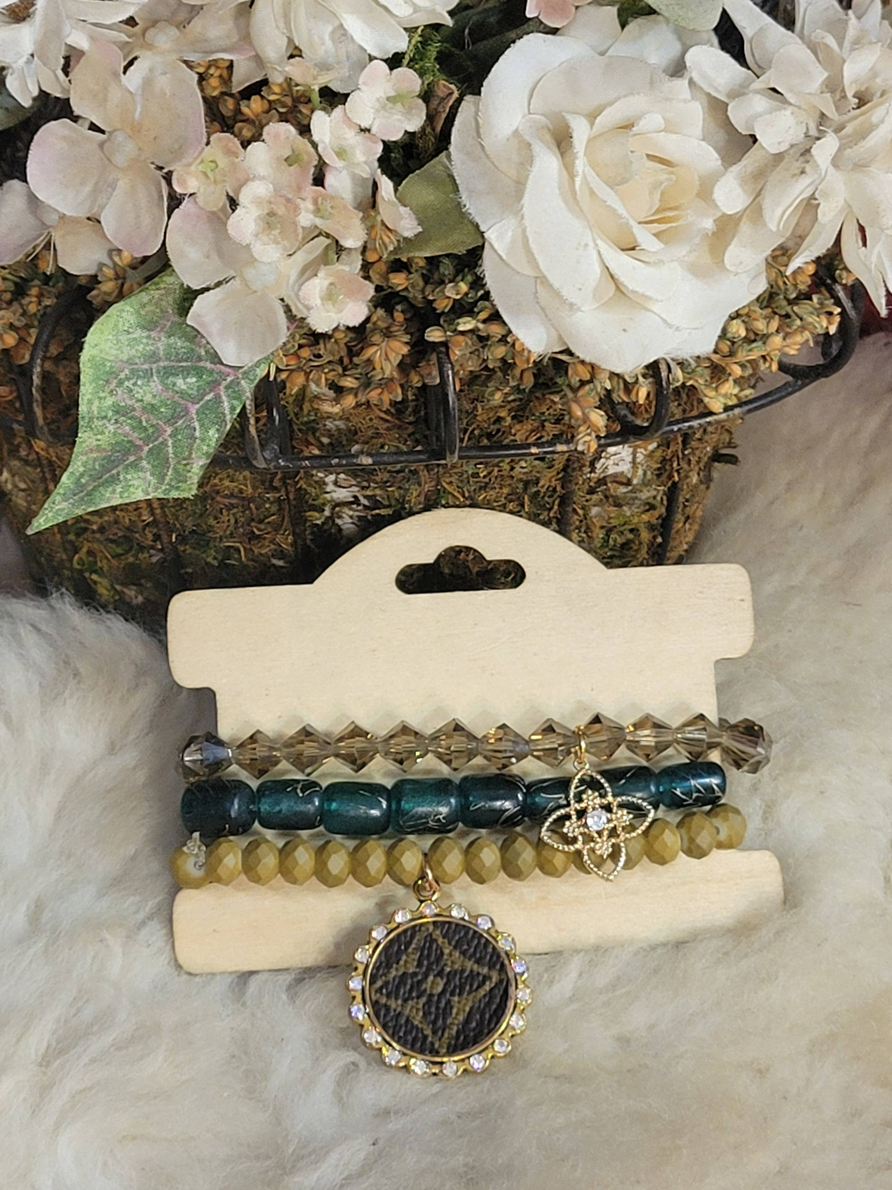 Upcycled Always & Forever accessories - Wholesale Jewelry Set - Upcycled small stacks - last ones available 9