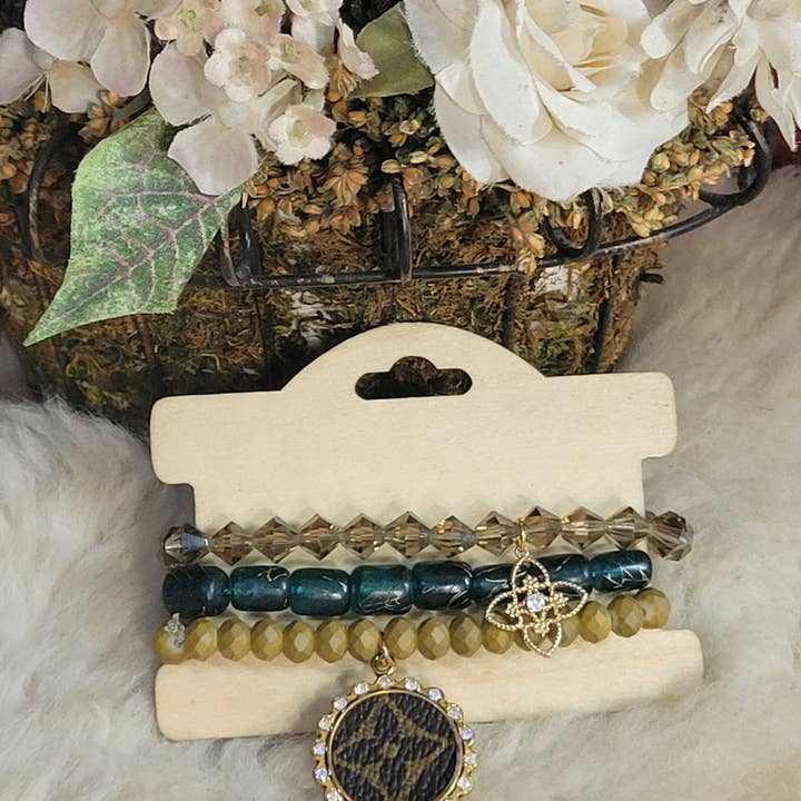 Upcycled Always & Forever accessories - Wholesale Jewelry Set - Upcycled small stacks - last ones available 9