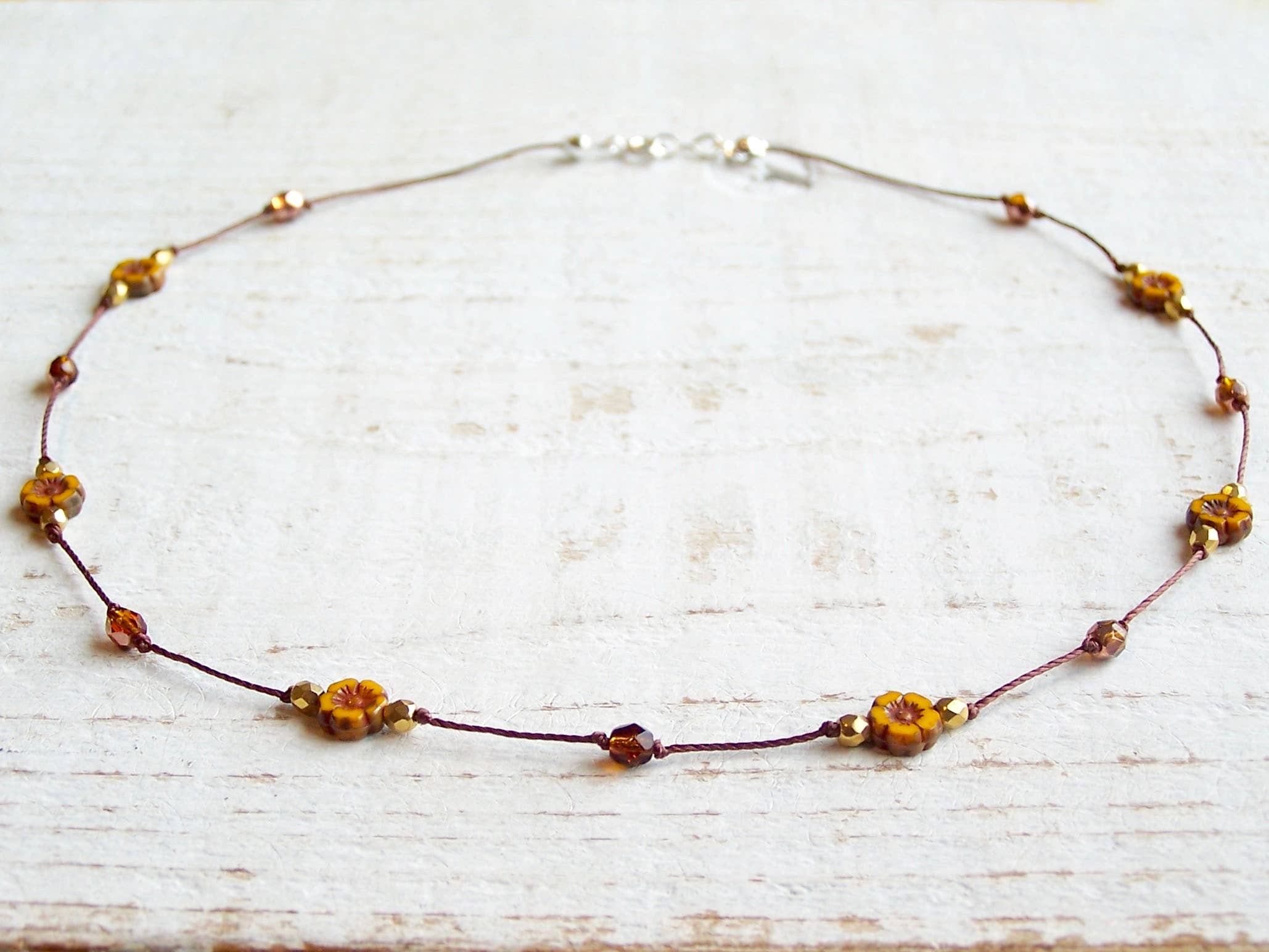 Jo Bird Jewelry - Venta al por mayor Collares de cuentas/perlas - Collar Petit Hibiscus5