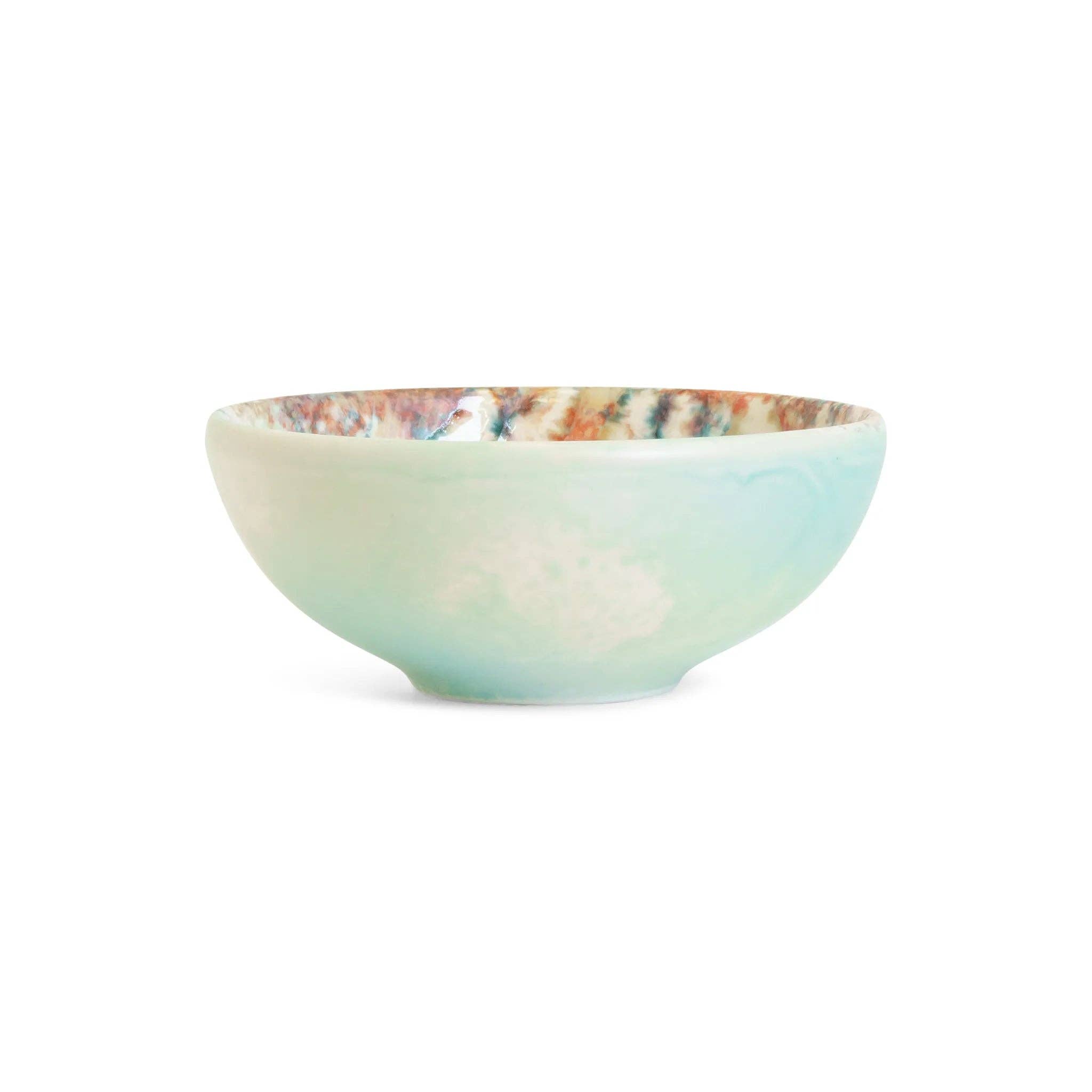 ABS Pottery – wholesale Dish – Deep Tapas Dish Coral2