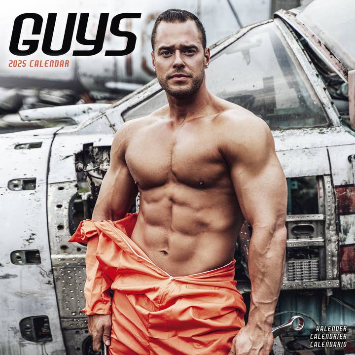 Guys Calendar 2025 for wholesale by Avonside Publishing Ltd