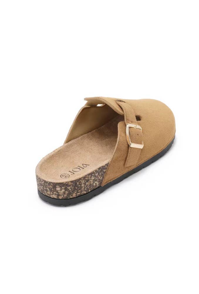 Joia Paris – Engroshandel Tøfler - Dame – Chic komfort: Mules med gyldent spænde W-1278