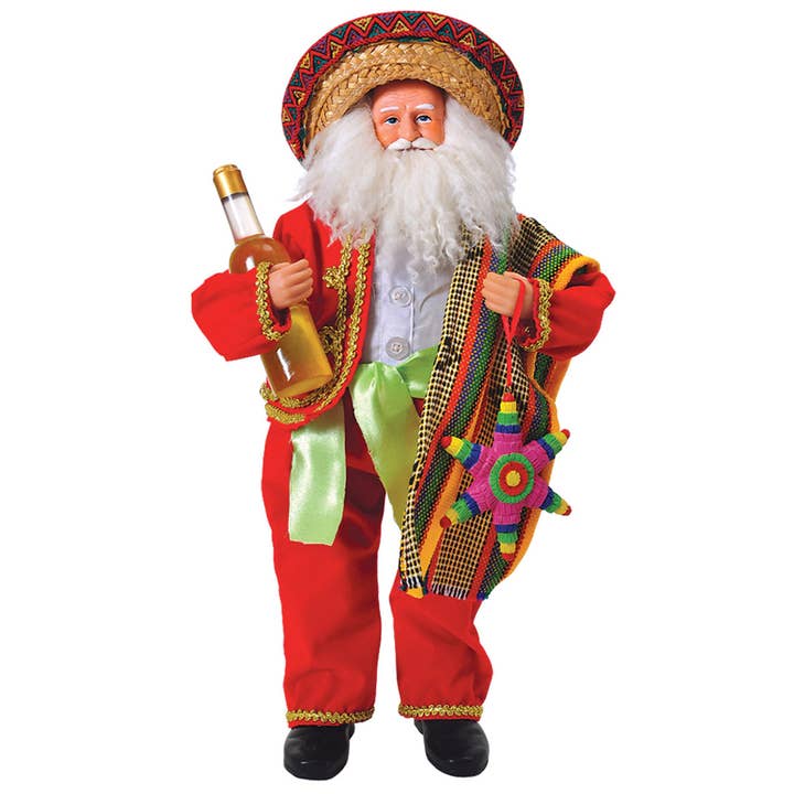 18" Mexican Santa for wholesale by Santa’s Workshop Inc.
