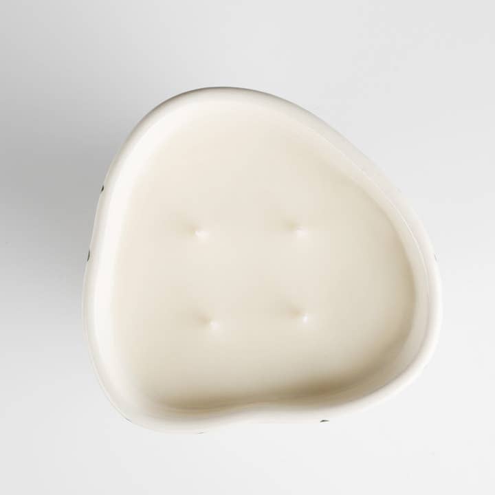 Rhea Kalo - Wholesale Jar/Filled Candle - GREEN STRIPES CANDLE1