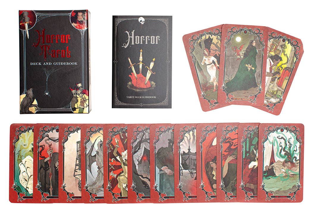 Insight Editions - #1 Pop Culture Publisher - Wholesale Tarot Cards - Horror Tarot Deck and Guidebook1