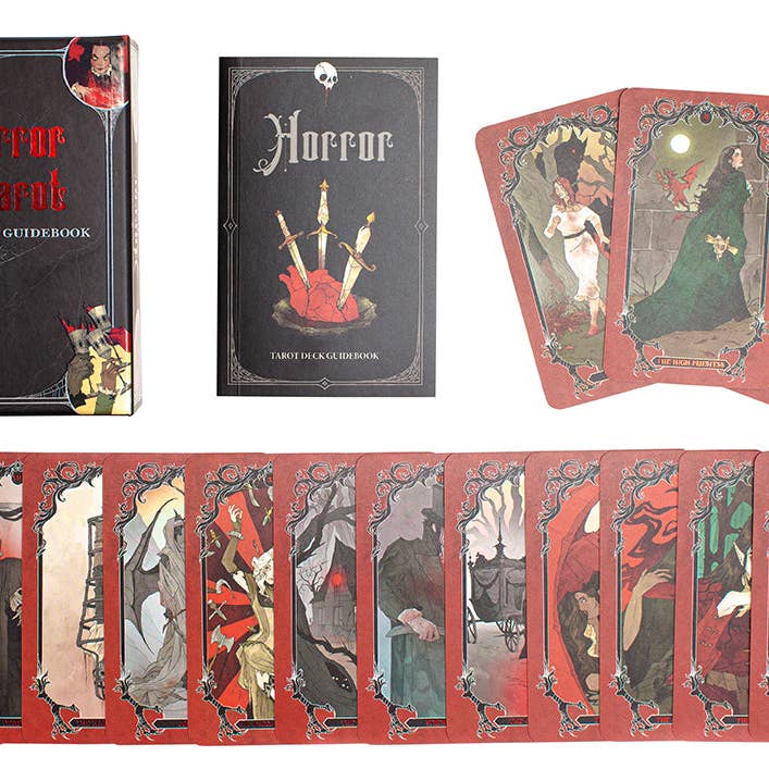 Insight Editions - #1 Pop Culture Publisher - Wholesale Tarot Cards - Horror Tarot Deck and Guidebook1
