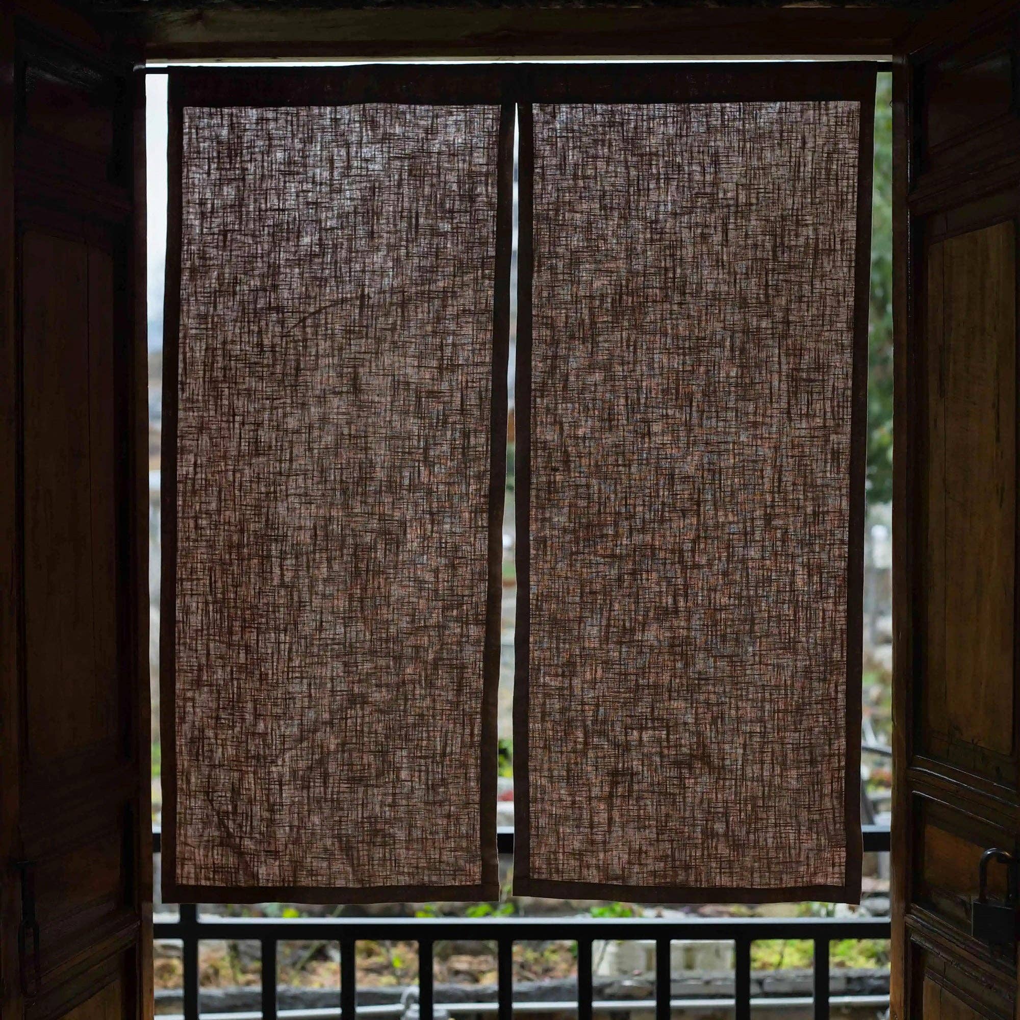 MinoCraft - Wholesale Curtain - Japanese curtain in linen and cotton with handcrafted vegetable dye1