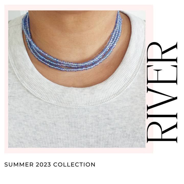 House of Sanchez - Wholesale Beaded/Pearl Necklace - River - Wrap Necklace / Bracelet1