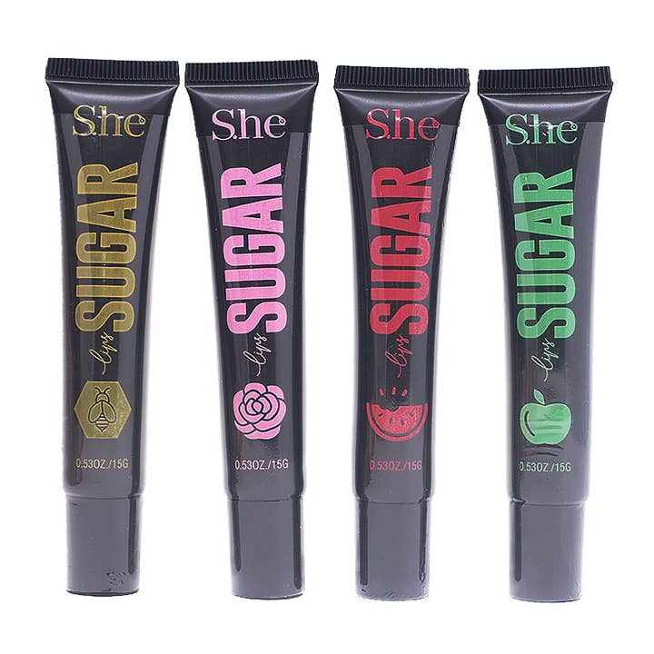 PINEAPPLE Beauty - Wholesale Lip scrub/polish - Makeup She LS480 Sugar Natural Sugar Lip Scrub - 24 2