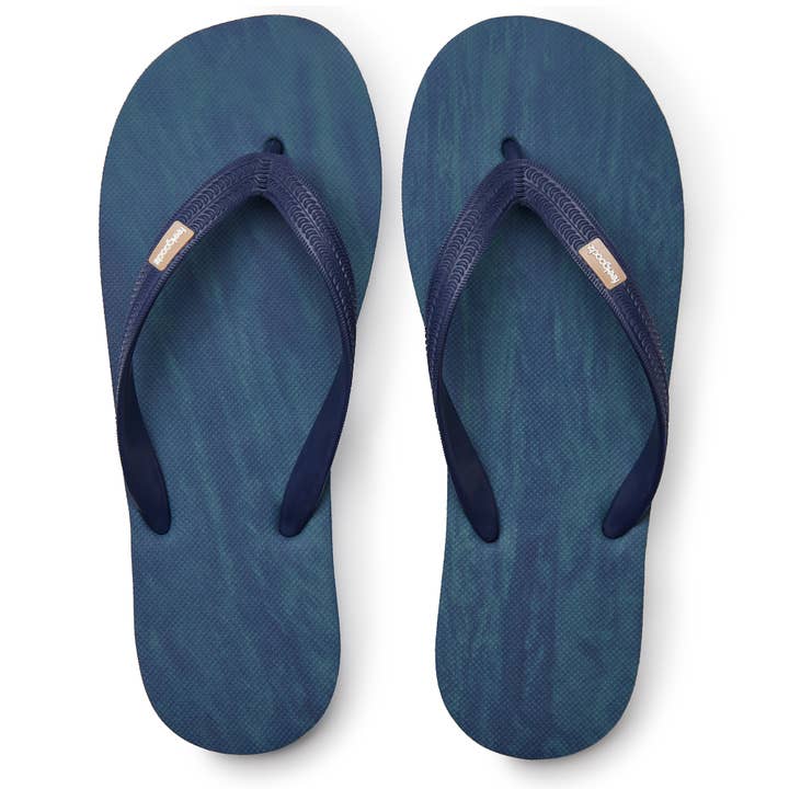Men's Classicz Remix Surge | Navy Rubber Flip Flops for wholesale on Faire