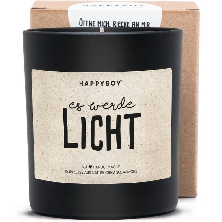 Scented candle | Let there be light for wholesale by Happysoy