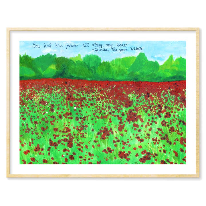 Wizard of Oz Art Print voor wholesale door Tamara Garvey Illustration