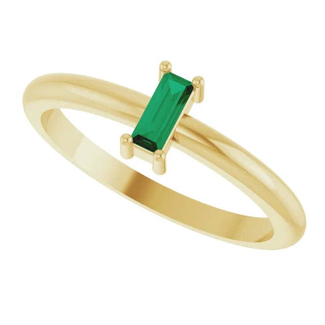 14k Baguette Stone Ring for wholesale by Karen Cole Timeless Treasures