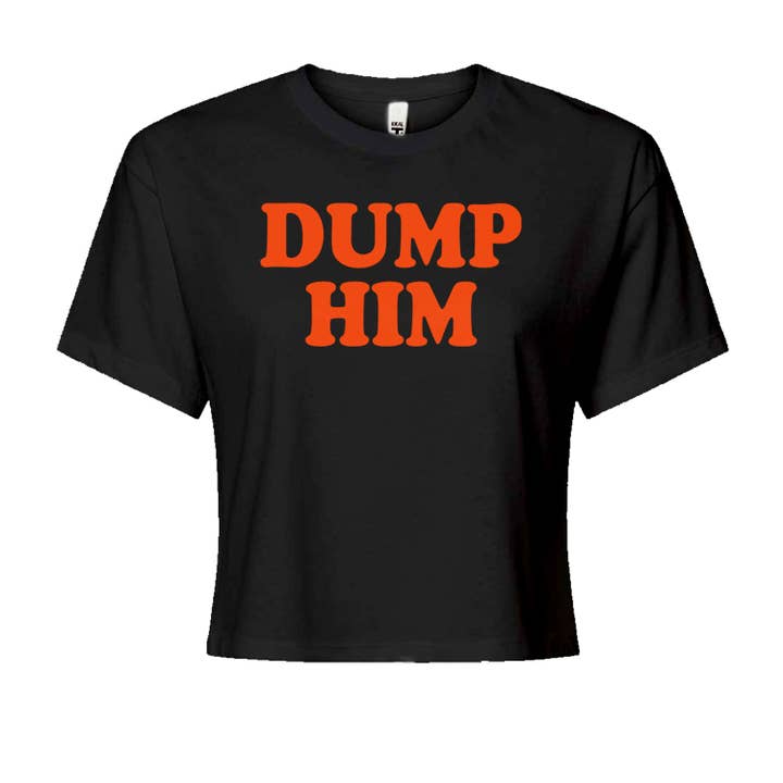 Dump Him Y2K Free Britney Cropped T-Shirt for wholesale by Expression Tees