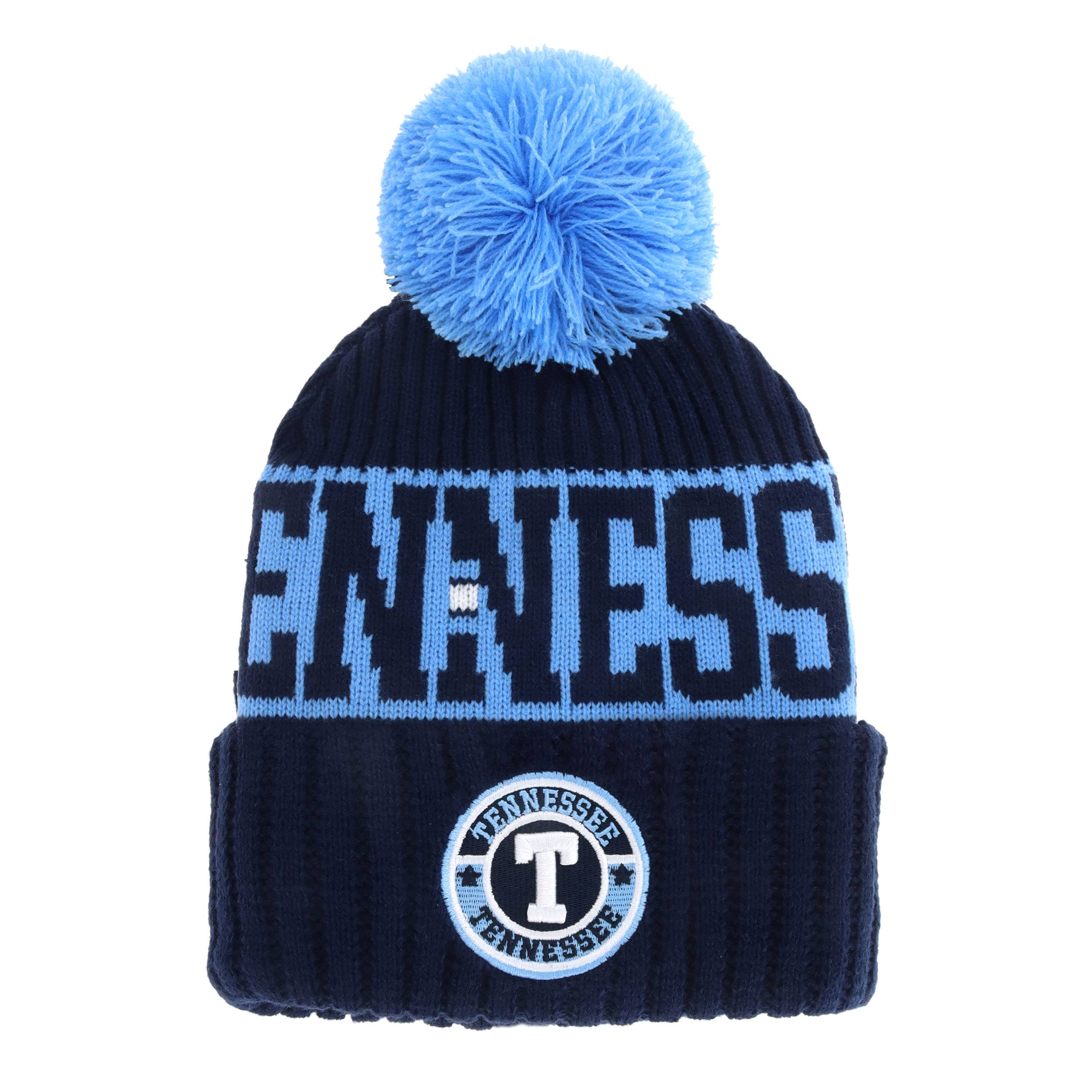 ChoKoLids – Engroshandel Beanie - Unisex – Strikkede vinterhuer med pompon og broderet fodboldhold-logo31