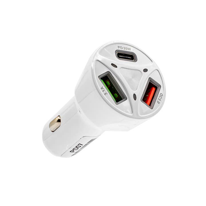 Mighty Wireless - Wholesale Portable Charger - PD Car Charger With Dual USB Ports PD071