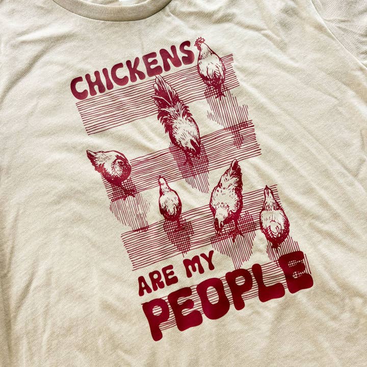 The Chicken Bawks - Wholesale Screen Printed T-Shirt - Unisex - Chickens Are My People4
