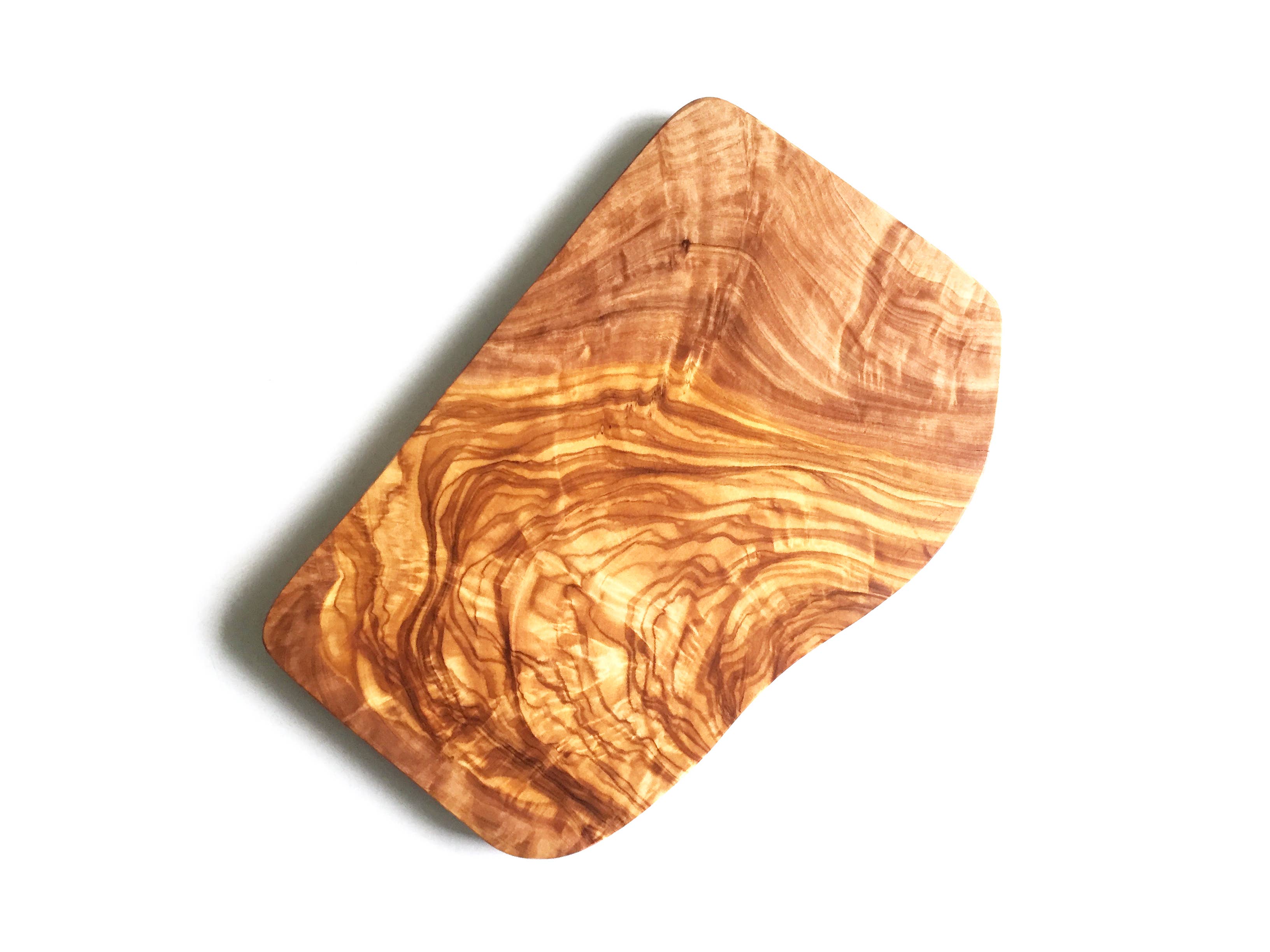 medina mood - Wholesale Cutting board - serving board natural cut rounded handmade olive wood