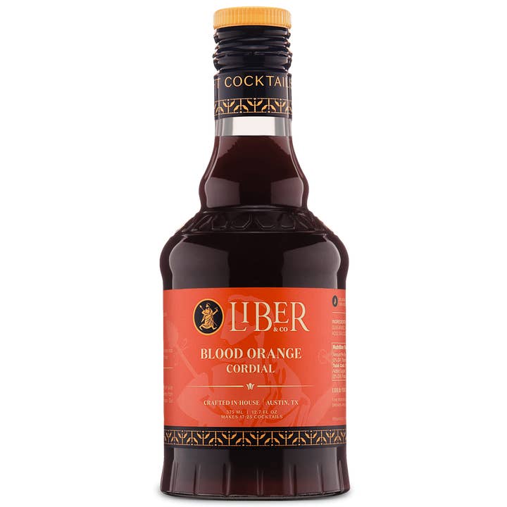 Liber & Co. - Wholesale Cocktail Mix/Syrup - Blood Orange Cordial