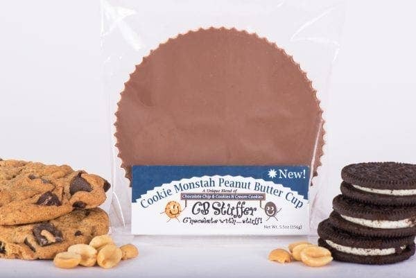 Cookie Monstah - Milk Stuffer Peanut Butter Cups for wholesale by CB Stuffer