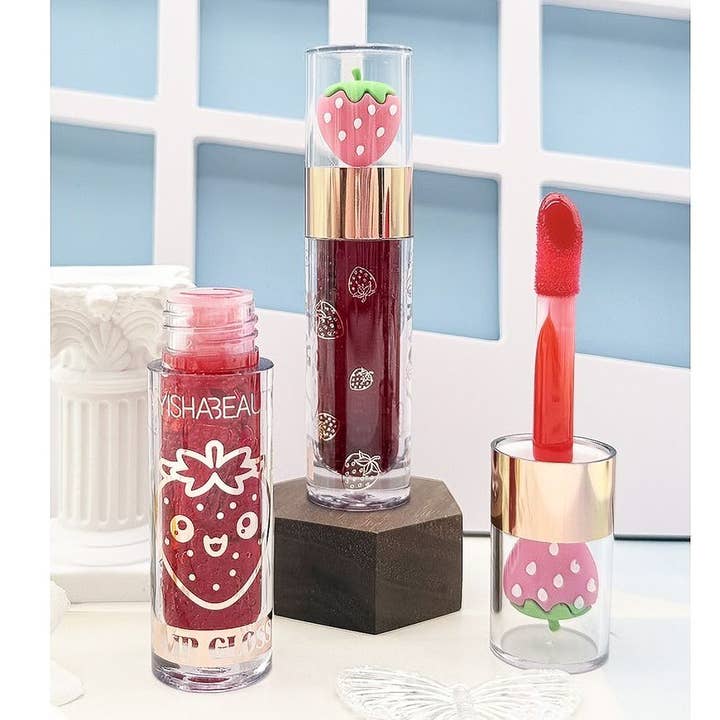 Diacly - Wholesale Lip Gloss - Luscious Strawberry Hydrating Lip Gloss 24pk0