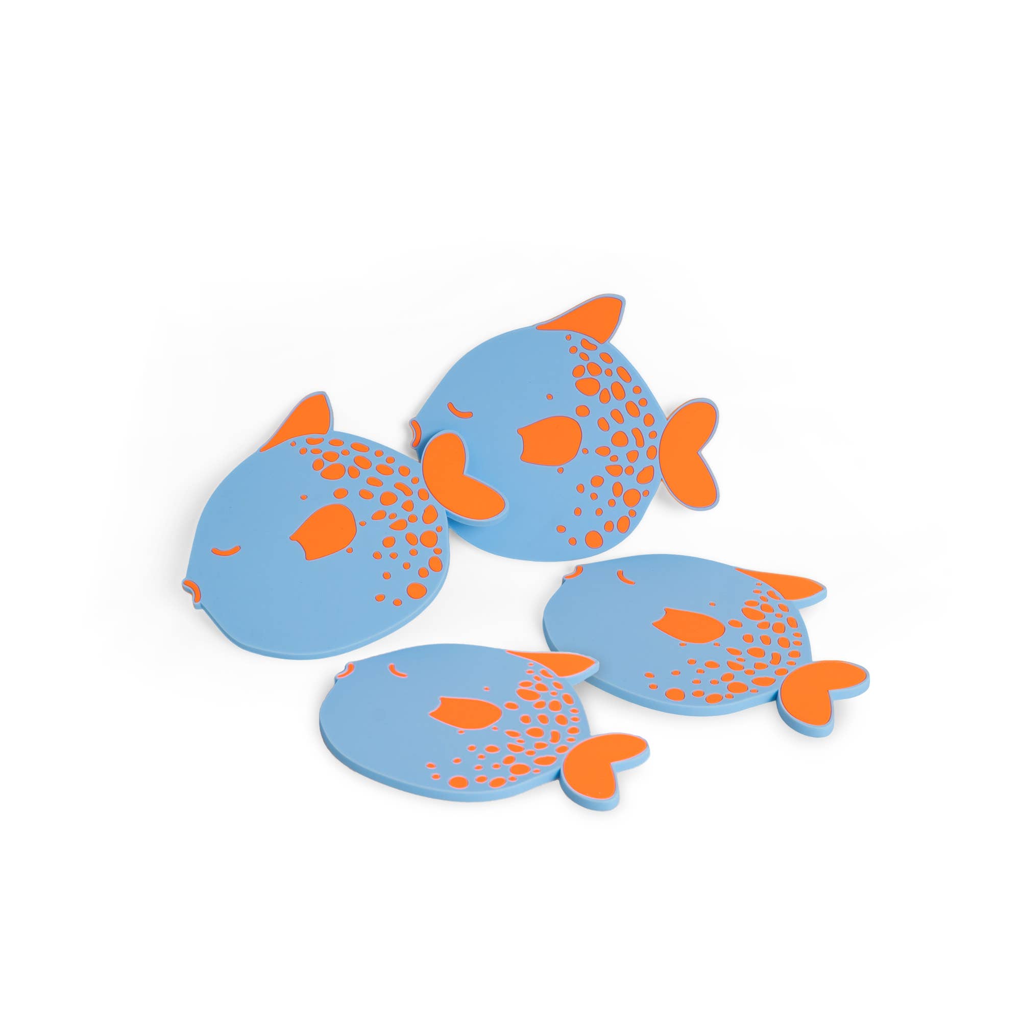 Helio Ferretti - Wholesale Coasters - PACK OF 4 PUFFERFISH COASTERS HF1