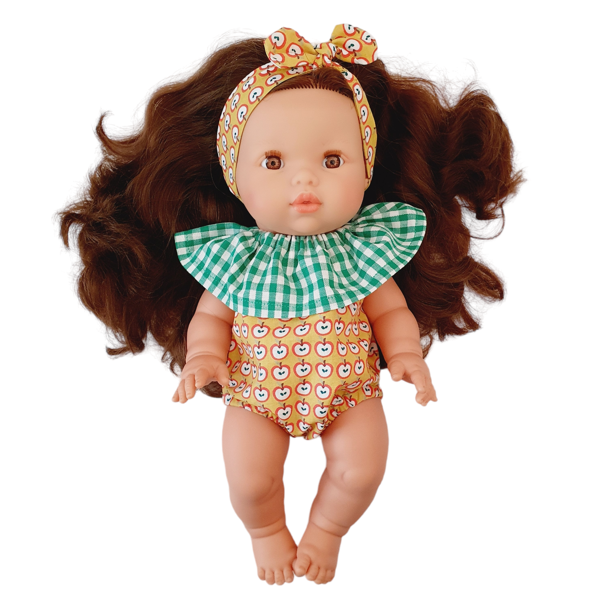 Maman Poule et Papa Coq - Wholesale Doll - Kids - VICHY/FLEURS romper3