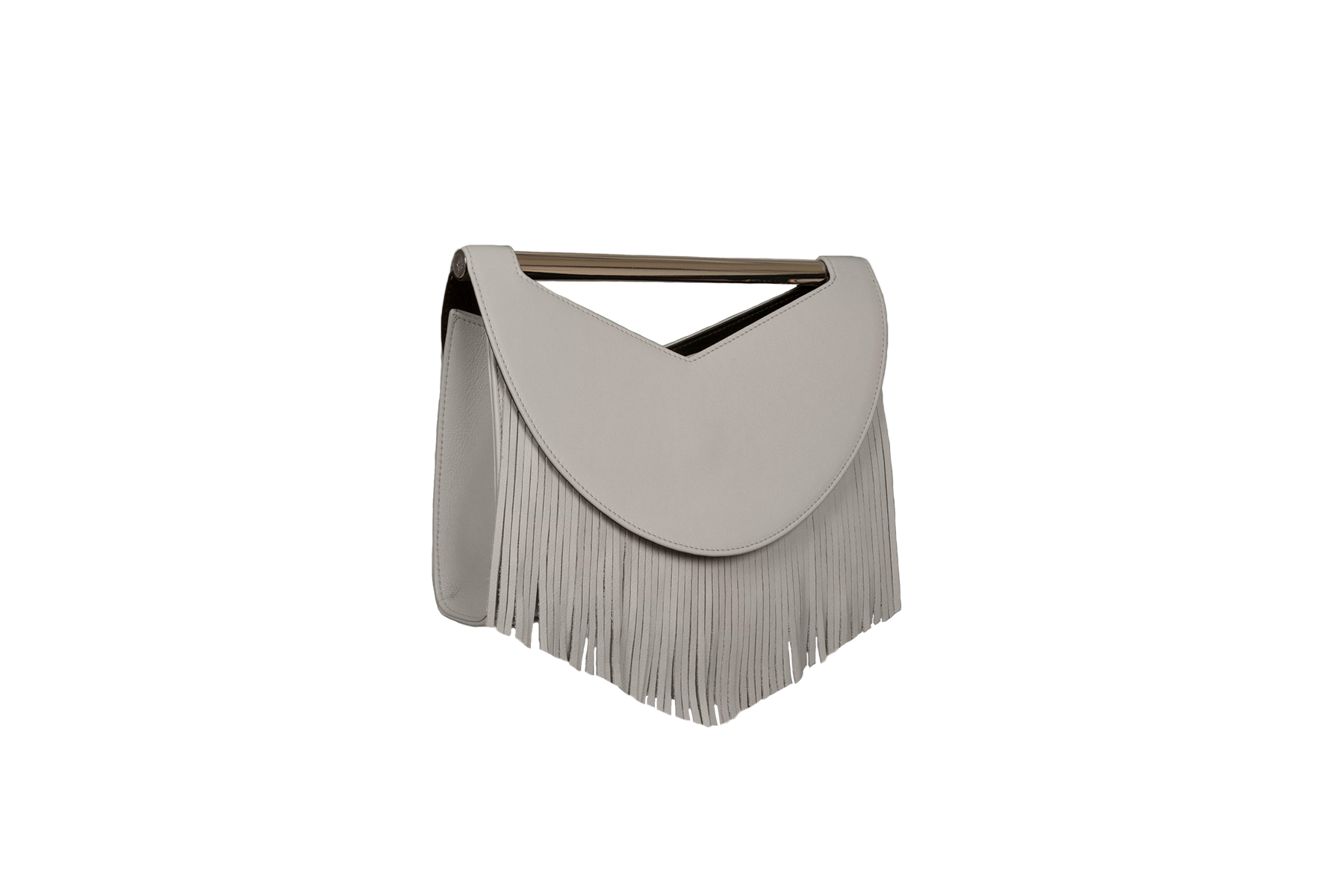 SAS ASPARO - Wholesale Crossbody Bag - Women's - Rio Collection: Pearl (grey and white fringes)1