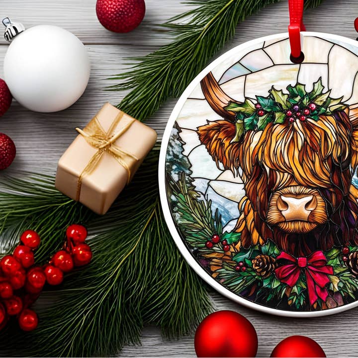 Keramisk juletræsornament for engroshandel hos Stencil Art Canada