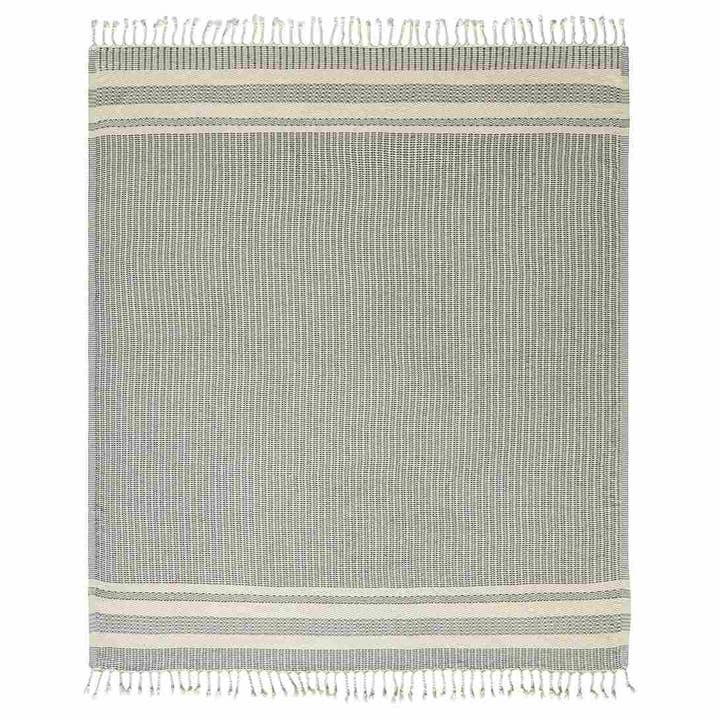 Benny Striped Turkish Organic Cotton Throw Blanket for wholesale by LR Home