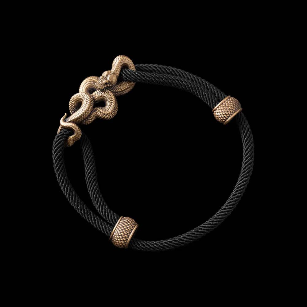 Coppertist.wu - Wholesale Woven/Braided Bracelet - Tree Boa Rope Bracelet - Brass0