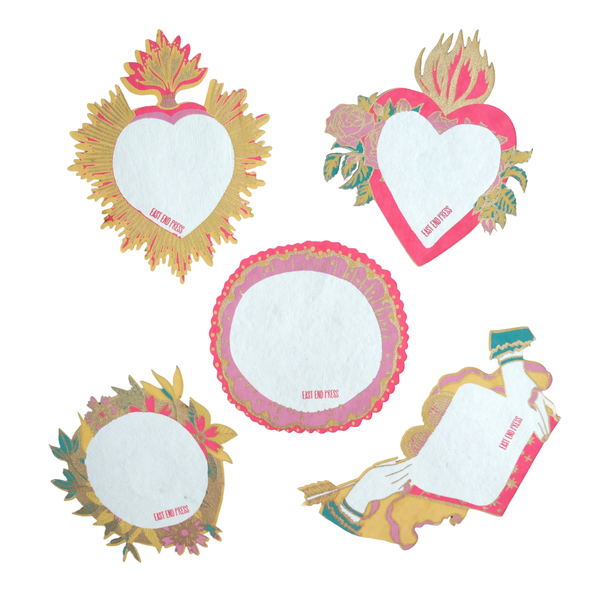 East End Press – wholesale Stationery/notecard set – Love Heart Notecards Set19